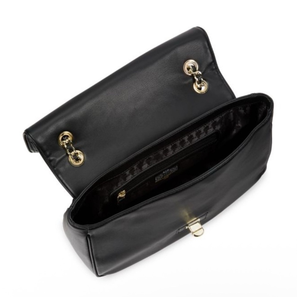 Karl Lagerfeld Black Quilted Chain Shoulder Bag - Picture 8 of 10